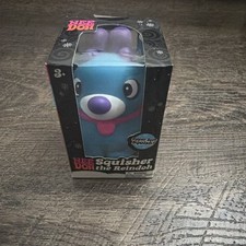 NeeDoh Squisher the Reindoh Squeeze Toy Nee Doh Reindeer Christmas Blue picture