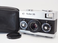 [US 1-Yr Warranty] Germany Rollei 35 Silver w/Case 35mm Film Camera #J234 picture
