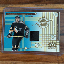 Pacific 2001-02 Adrenaline Game-Worn Jerseys MEM Mario Lemieux Penguins #38 picture