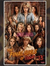 THE FRIDAY FINAL GIRLS: Friday the 13th Custom Horror Poster picture
