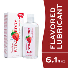 Wet Strawberry Flavored Water-Based Personal Lubricant, 6.1 fl oz picture
