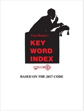 2017 NEC Key Word Index by Tom Henry (Softback NEC Edition) picture
