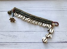 Vintage Tribal Ethnic Indian Arm or Ankle Band Banjara Lambani Cowrie Shells  picture