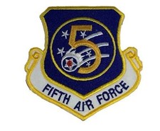USAF FIFTH 5TH AIR FORCE 5 AF PATCH YOKOTA JAPAN PACIFIC PACAF picture
