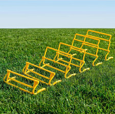 6 Pcs Adjustable Agility Hurdles, 4 Height Settings picture