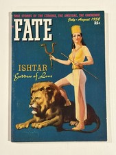 FATE July-August 1952 Vintage Pulp Magazine VF picture