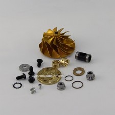 New VF35 VF39 VF48 VF52 Turbo Repair Kit + Upgrade 11+0 Billet Compressor Wheel picture