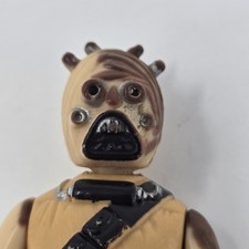 READ DESCRIPTION Star Wars Vintage Kenner 1977 Hollow Cheeks Tusken Raider Kader picture