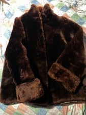 1950s/1960s mouton lamb fur coat vintage picture