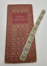 Vintage 1930s Dutch Rijsttafel Cookbook Booklet Calve Delft Indonesian Recipes picture