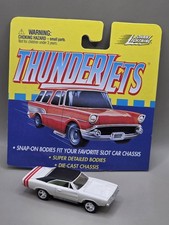 Johnny Lightning Thunderjet 500 1969 Dodge Charger HO Slot Car Body Tjet White  picture