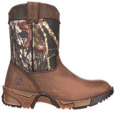 Rocky Kids' Aztec Wellington Boot for Boys - Durable Waterproof Boys' Shoes picture