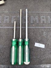 Rare SK Tools Usa Nos 3pc Screwdriver Handle Set Magnetic 73517 73507 73504 Long picture