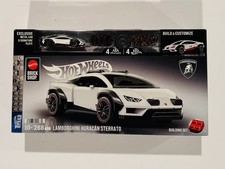 Mattel Brick Shop Hot Wheels Lamborghini Huracán Sterrato 268pc Metal Car JFG35 picture
