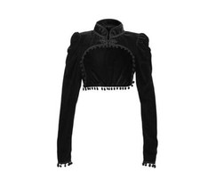Women's Gothic Tassel Stand collar Outwear Slim Fit Long Sleeve Fashion Casual  picture