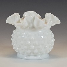 Fenton Milk Glass Hobnail 3