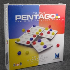 Mindtwister Board game Triple Pentago 2016 Box EX/NM 3 COLORS 2-4 players NEW picture