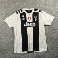 Adidas Juventus Carlos #82 Home Soccer Jersey Men’s XL Black White Climalite picture