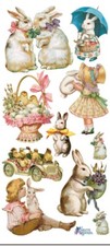 Violette Stickers Easter Party Bunny Rabbit  Crafts Planner Supply Scrapbook picture