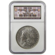 1888 O Morgan Silver $1 MS 63 NGC Fitzgerald Collection SKU:CP1665 picture