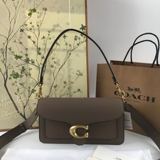 COACH CH857 Tabby Shoulder Bag 26 Polished Pebble Leather Snap closure 2WAY picture