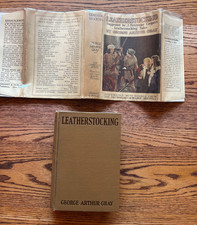 Leatherstocking Tales - photoplay edition DJ & stills VG+ 1924 Edna Murphy picture