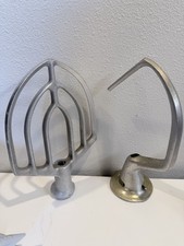 Vintage Hobart Commercial Mixer Attachments M-1367-A Beater Dough Hook Lot picture