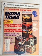 Vintage Motor Trend Magazine October 1973 picture