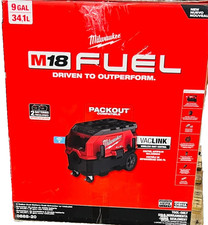 Milwaukee 0888-20 M18 FUEL 9 Gallon Dual Battery Dust Extractor***Tool Only*** picture