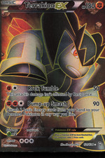 PL Terrakion EX (121 Full Art) 121/124 Dragons Exalted Holo picture