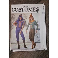 McCalls M8186 Misses Costume Pattern Wings Top Cowl Bloomers Cosplay Size 6-14 picture