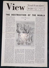 View Vol.1 Nos.9–10 – American Art & Europe at War – 1941 – Charles Henri Ford picture