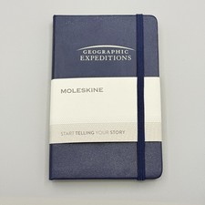 Moleskine Classic Ruled Pocket Notebook, Hard Cover, Sapphire Blue, 3.5 x 5.5 in picture