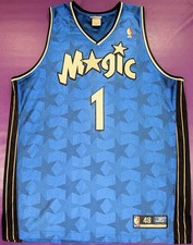 Authentic Tracy McGrady Orlando Magic #1 Reebok On Court Vintage 2000s Jersey 48 picture