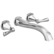 Delta Stryke T5776-PR-WL Wall Mounted Tub Filler - Lumicoat® Chrome picture