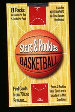 STARS + ROOKIES BASKETBALL FACTORY SEALED BOX LOOK FOR VINTAGE H.O.F ROOKIE CARD picture