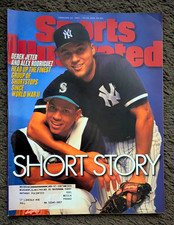 VINTAGE DEREK JETER/ALEX RODRIGUEZ-SPORTS ILLUSTRATED February 24 1997 picture