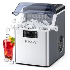 45Lbs/24h Countertop Ice Maker Machine LCD 24 Cubes in 13 Mins Self-Cleaning picture