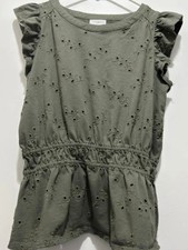 J. Jill Green Embroidered Blouse Size Small picture