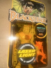 1983 MOC Blackstar Neptul Lord of Aquaria w/Laser Light & Alien Demon Galoob picture