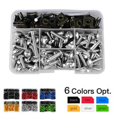 Motorcycle Fairing Bolts Kit Windscreen Screws Fastener Nut Clips for Honda  picture