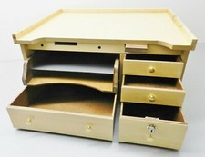 Jewelers Bench Work Table Top Jewelry Repair Watch Hobby & Craft Bead Workbench picture