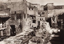 1924 Vintage MOROCCO Fez Medina Old Town Leather Tannery FLANDRIN Photo 11X14 picture