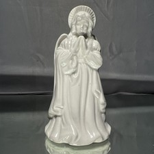 Vintage Flambro Joan Bero Victor Praying Angel Figurine 1990 White Ceramic picture
