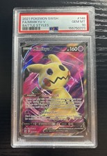Mimikyu V 148 /163 Full Art 2021 Pokemon Sword & Shield Battle Styles - PSA 10 picture