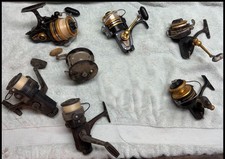Vintage Penn Fishing Reels Lot of 7 picture