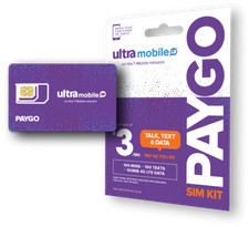 Ultra Mobile PayGo | $3/mo. Pay As You Go Plan + SIM Card with Talk, Text & Data picture