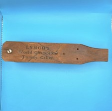 Vintage Lynch World Champion Turkey Call Model 102 Liberty Mississippi 1958 picture