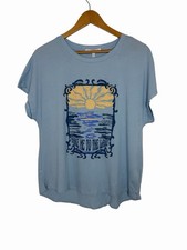 NWT C&C California Camille Take Me To The Lake T-shirt  Blue Size Medium picture