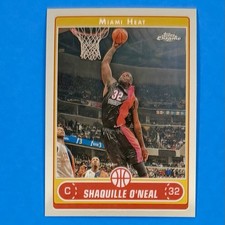 2006-07 Topps Chrome Shaquille O'Neal Base Set #25 Color Match Heat HOF picture